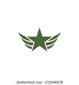 Plantilla de ilustración vectorial del logotipo del ejército