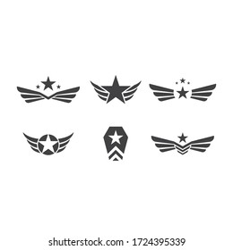 Plantilla de ilustración vectorial del logotipo del ejército