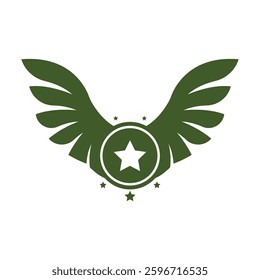 Army logo vector illustration template design