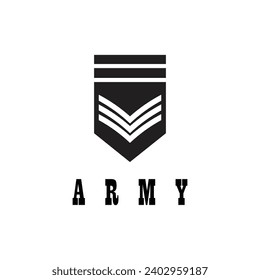 Army logo vector military template symbol design