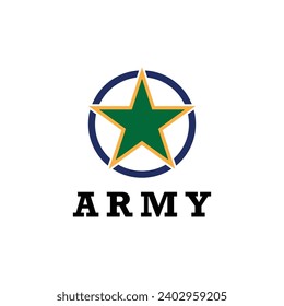 Army logo vector military template symbol design