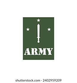 Army logo vector military template symbol design