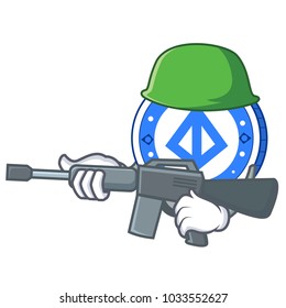 Army loopring coin character cartoon