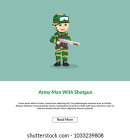 Army Man With Shotgun Information