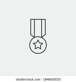 army medal vector icon victoria