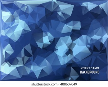 Army Military. Camouflage Background. Made of Geometric Triangles Shapes. Army Vector illustration. polygonal style. 