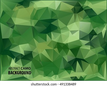 Army Military. Camouflage Background. Made of Geometric Triangles Shapes. Army Vector illustration. polygonal style.