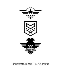 Army Military Emblem Logo