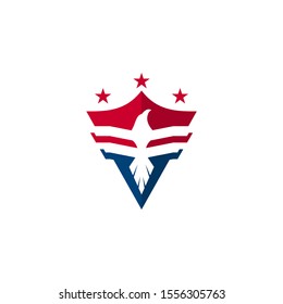 Army and military logo design vector