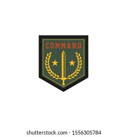 Army and military logo design vector