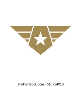 Army and military logo design vector