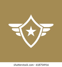 Army and military logo design vector