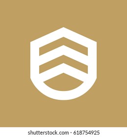 Army and military logo design vector