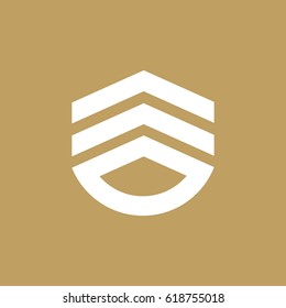 Army and military logo design vector