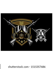 Army military logo in vector