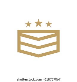 Army and military logo vector