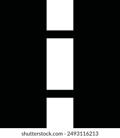 Army Military Rank Insignia, Captain flat black vector icon.