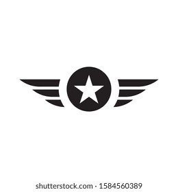 army military vector icon design template