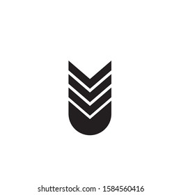 army military vector icon design template