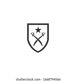 Icono militar diseño vectorial 