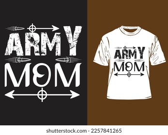 Army Mom Design' Women's T-Shirt