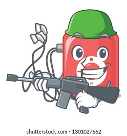 Army mp3 player in the cartoon shape