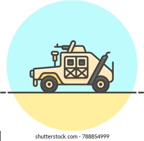 Army- Multicolor Icon 