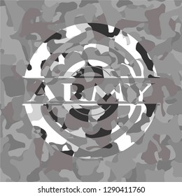 Army on grey camouflage texture