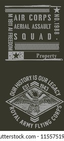 army pattern set