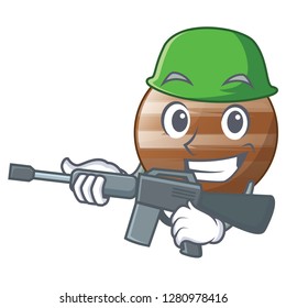 Army planet Jupiter in form of cartoon
