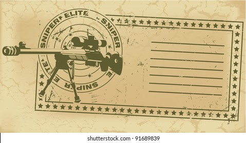 Army post stamp