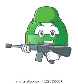 Army protactor in on the character shape