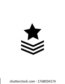 Army Rank Icon,vector Best Flat Icon.