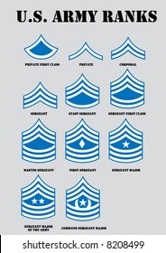 8,188 Army ranks vector Images, Stock Photos & Vectors | Shutterstock