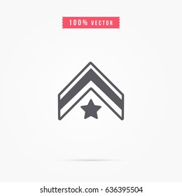 Army ranks icon