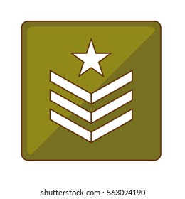 army related  emblem image vector illustration design