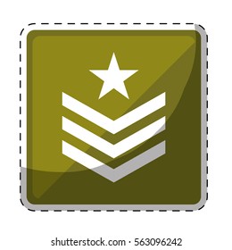 army related  emblem image vector illustration design