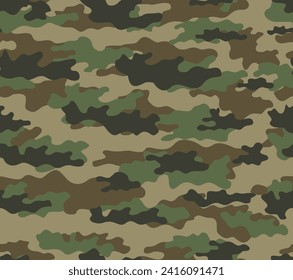 
Patrón de camuflaje sin fisuras del ejército, fondo urbano moderno, textura de tela militar, diseño de calle de moda.