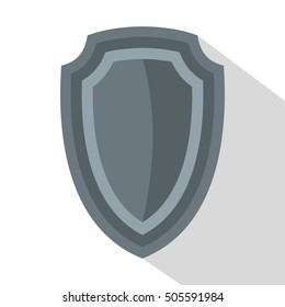 Army shield icon. Flat illustration of army shield vector icon for web