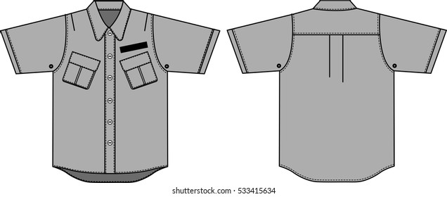 Army shirts illustration [vector]