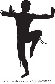 Army Silhouette Vector With Dog 