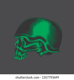 army skull design