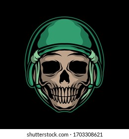 army skull head for commercial use