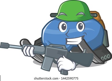 Army snowmobile in the a character shape