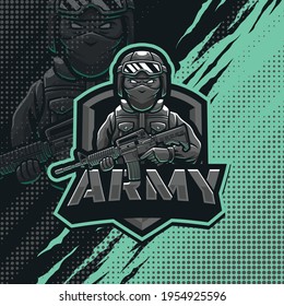 Gamer Army Logo Images Stock Photos Vectors Shutterstock