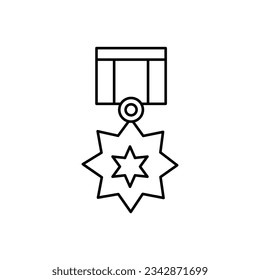 Army-Star-Vektorsymbol, das leicht modifiziert oder bearbeitet werden kann

