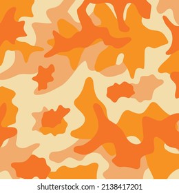 rayas del ejército estampado camuflaje color naranja amarillo fondo militar