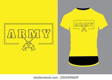 Army t shirt design and simple design