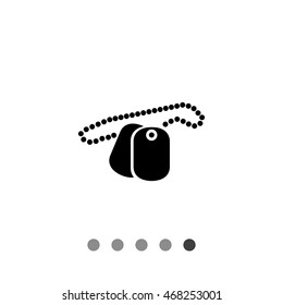 Army Tags Simple Icon