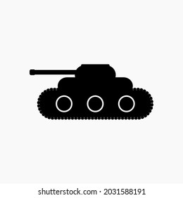 A army tank icon vector